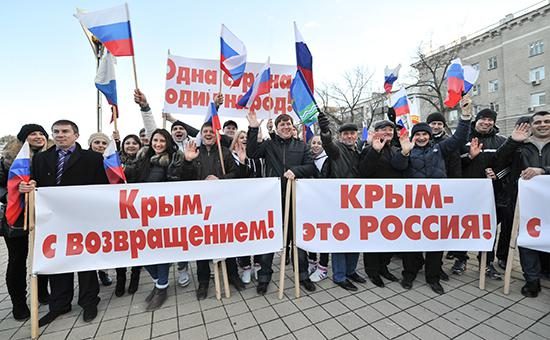 Первую годовщину вхождения Крыма будут праздновать неделю по всей стране