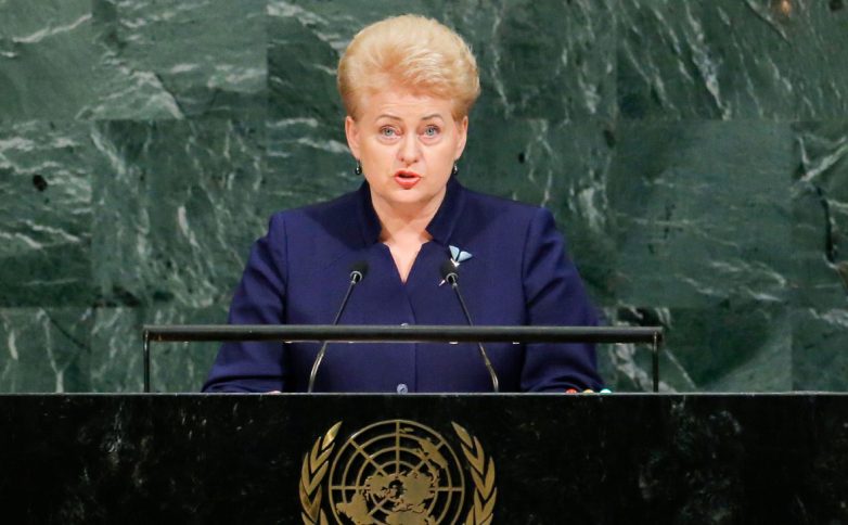 Делегация России покинула зал Генассамблеи ООН перед выступлением президента Литвы