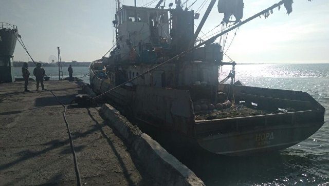 Экипаж судна «Норд» заблокирован украинскими пограничниками