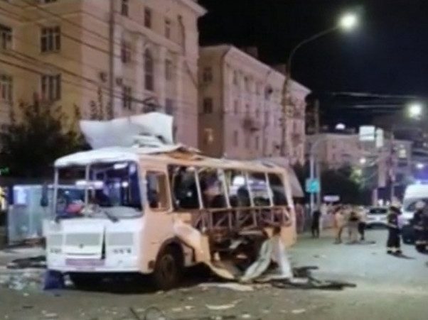 Причиной взрыва автобуса в Воронеже названа украинская диверсия