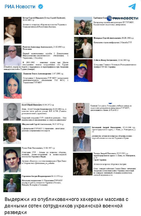 Хакеры RaHDIt слили данные украинских разведчиков