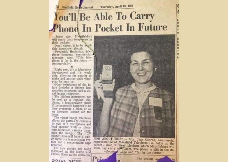 В газете 1960-х годов обнаружили предсказание о появлении смартфонов