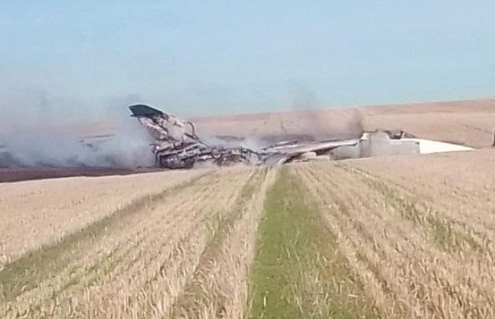 В Ростовской области упал Су-24