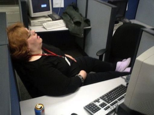 Уснувшие на работе