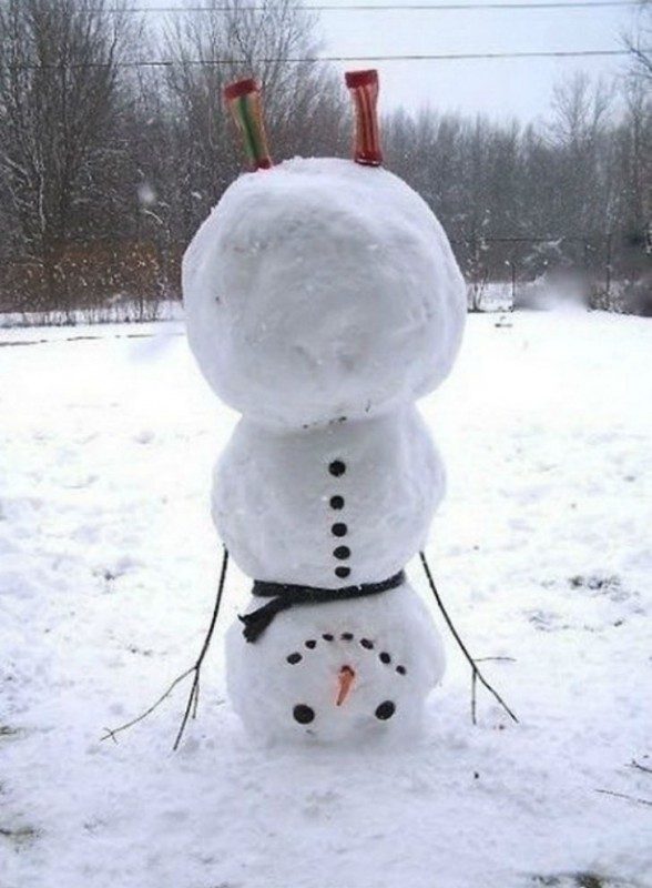 Самые креативные снеговики