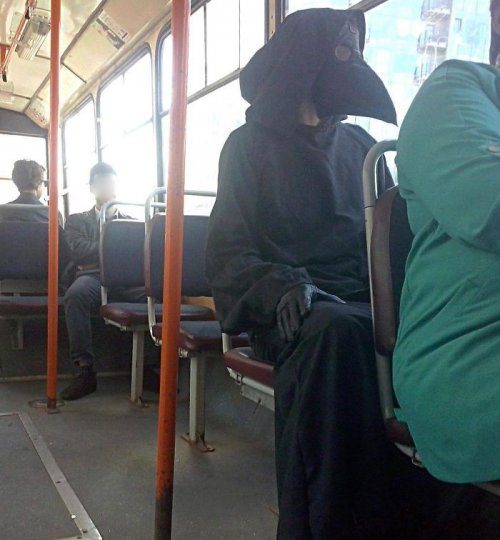 Необычные пассажиры троллейбусов