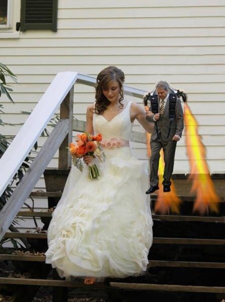 Бессмысленный и беспощадный свадебный фотошоп