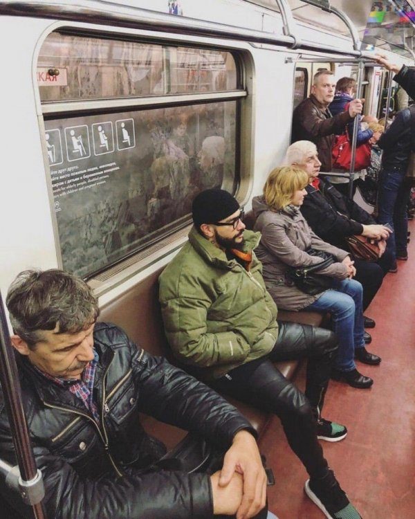 Забавные чудики из метро