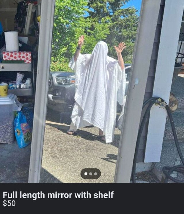 Забавные фотографии от людей, пытающихся продать зеркало