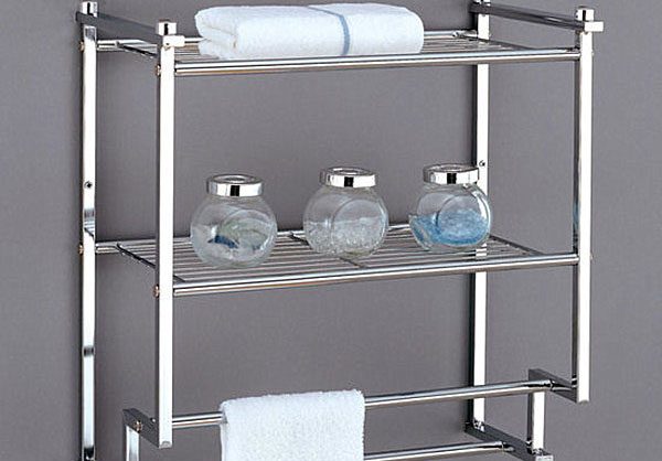 Стильные и практичные полки для ванной комнаты