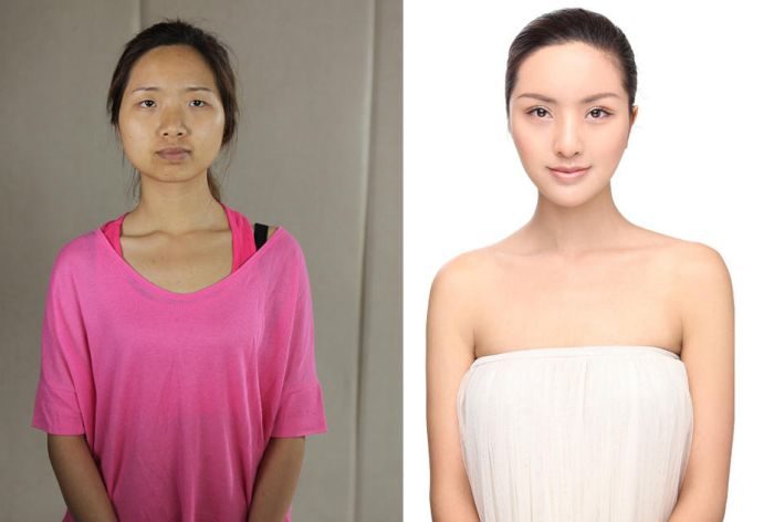 Как пластические операции изменили внешность китайских девушек