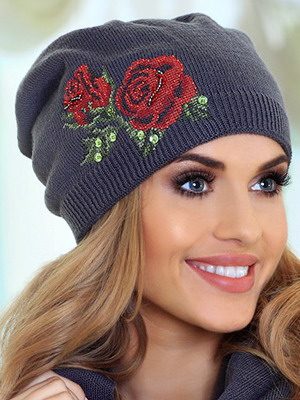Модные вязаные шапки для зимы 2015 года