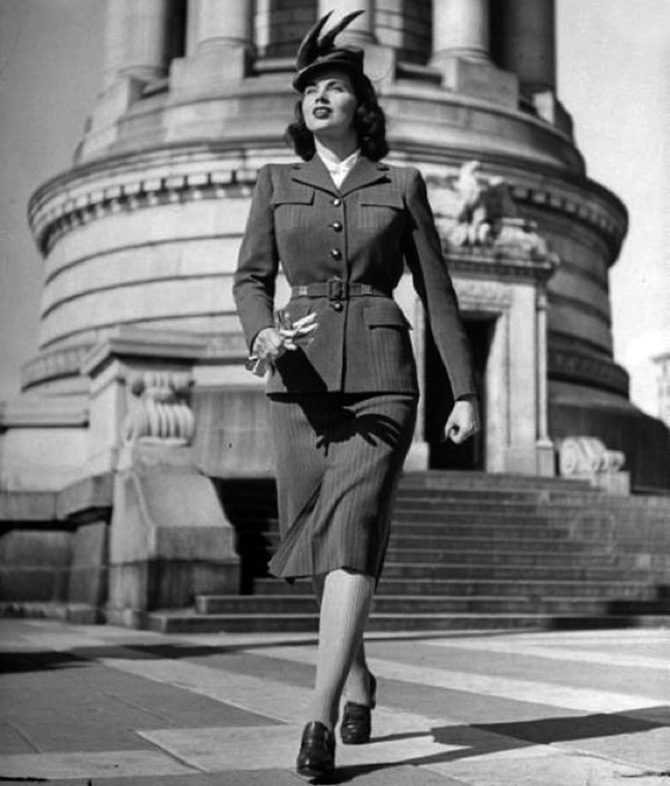 Мода и стиль времен Второй мировой войны