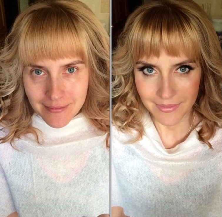Вот как женщины обманывают мужчин! 15 девушек до и после макияжа