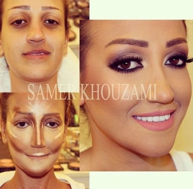 До неузнаваемости: преображение девушек до и после профессионального макияжа