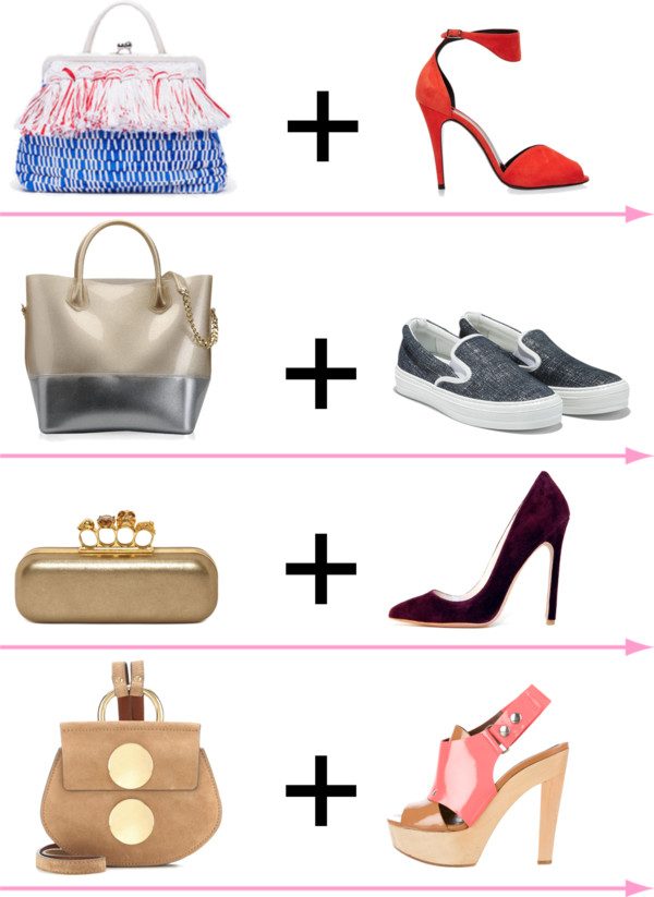 Как подобрать идеальную пару из сумки и обуви
