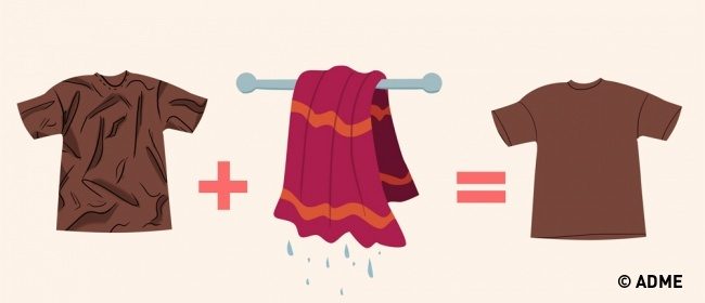 Как избавиться от складок на одежде без утюга
