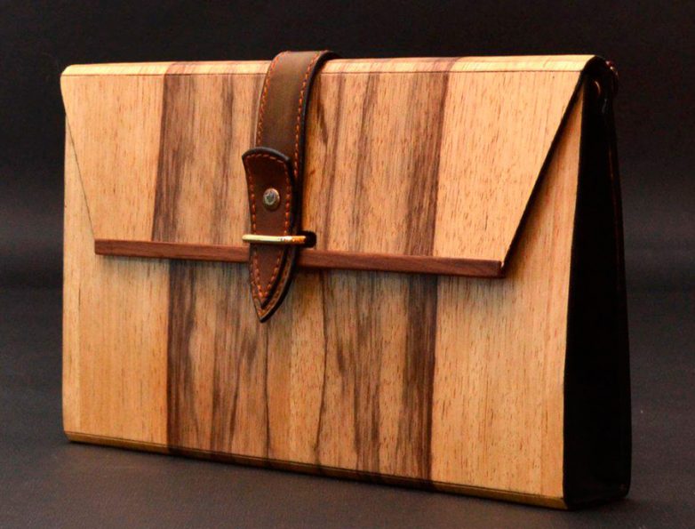 Модные деревянные сумки, клатчи и минодьеры ручной работы