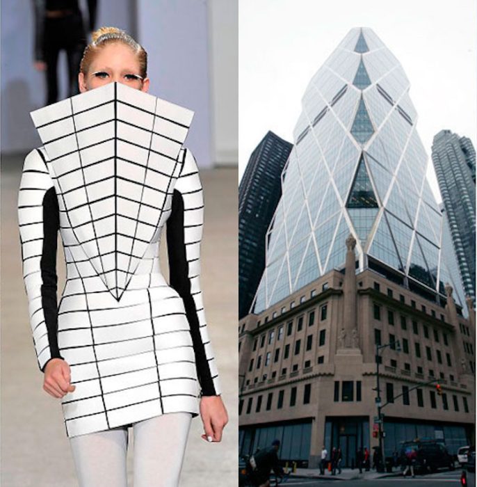 Как архитектура вдохновила дизайнеров модной одежды