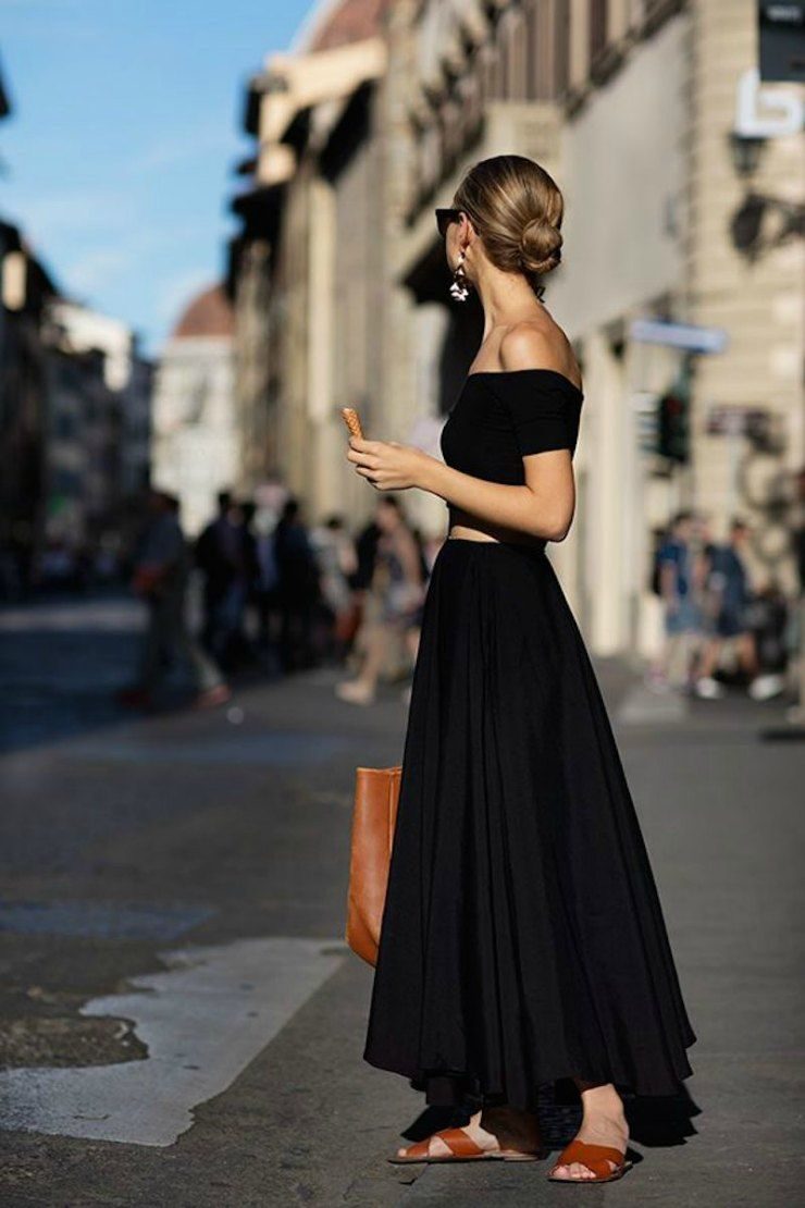 Стильные и изящные образы с маленьким чёрным платьем