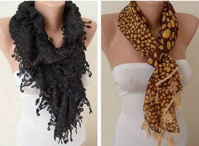 58 лучших вариантов, как носить женский шарфик