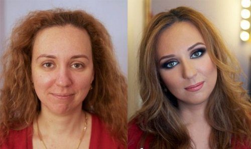 Как макияж меняет человека
