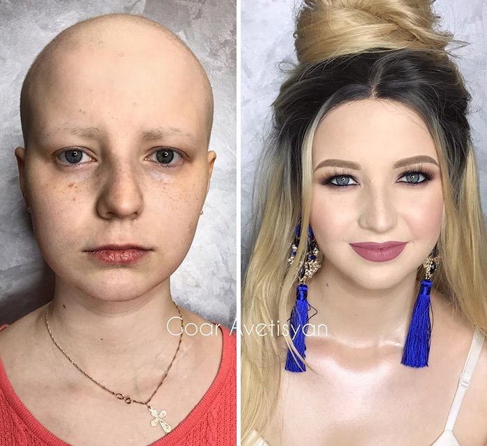 Невероятное преображения при помощи макияжа