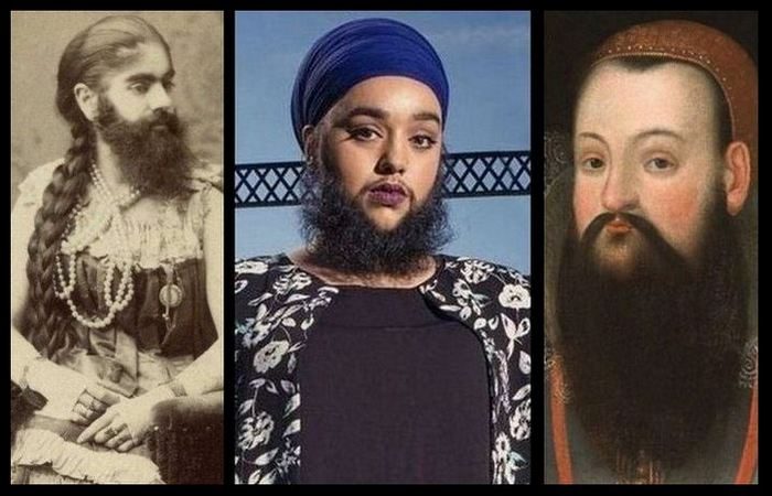 Бородатые женщины разных времен