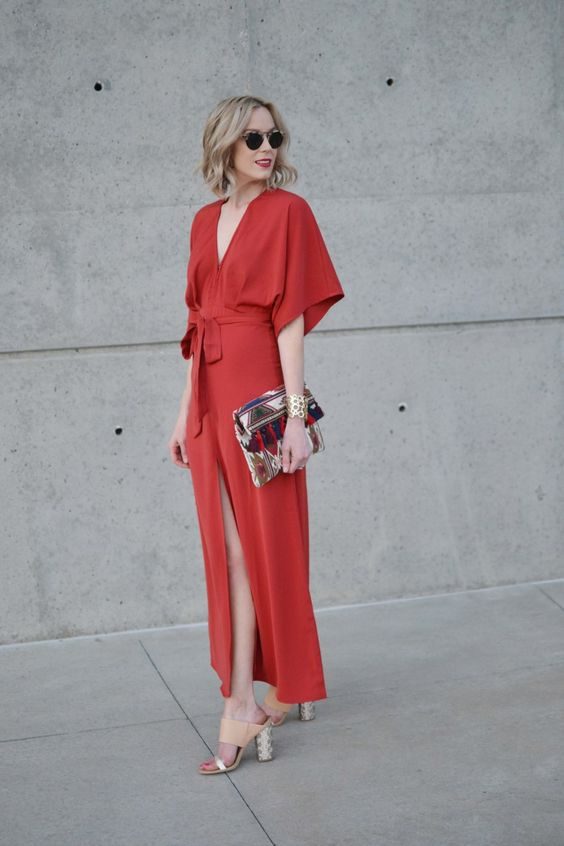Шикарное красное платье. 20 неповторимых образов