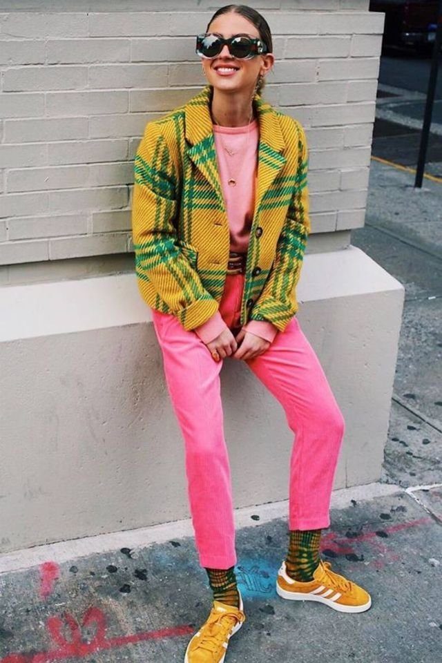 Как носить розовый+жёлтый и выглядеть потрясающе