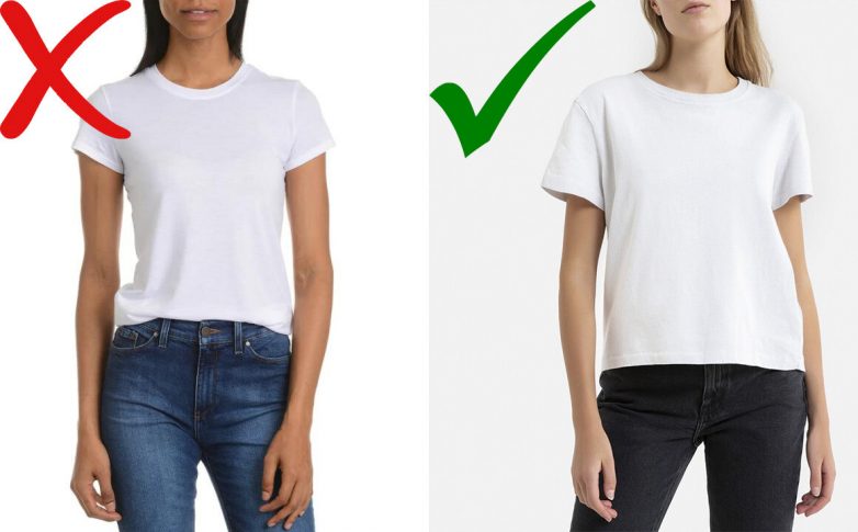 Как носить обычную белую футболку