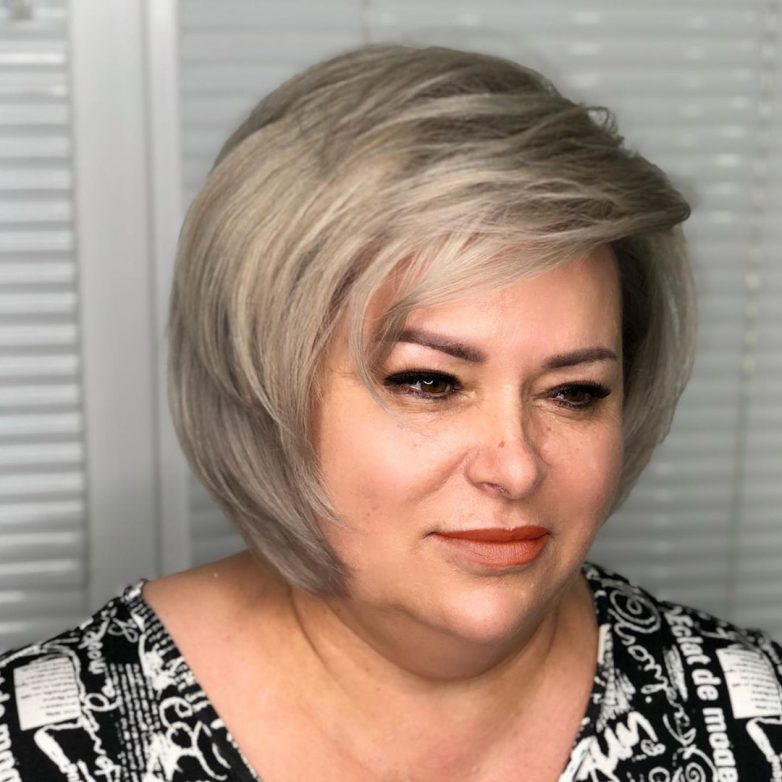 Стильные причёски для полных женщин старше 50 лет