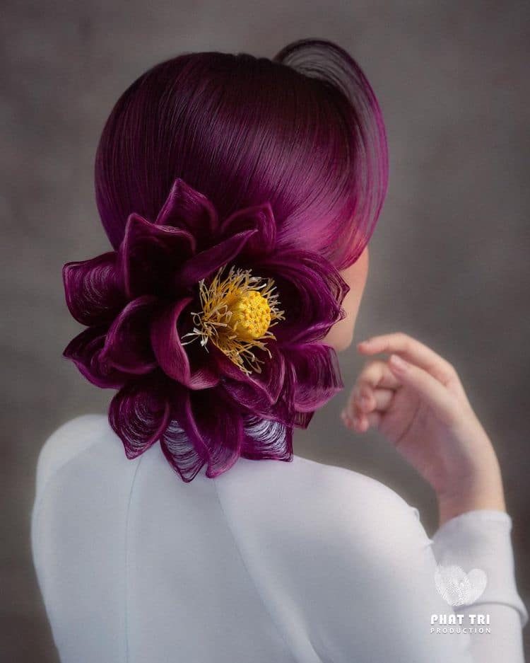 Шикарные женские причёски, которые выглядят как распустившиеся цветы