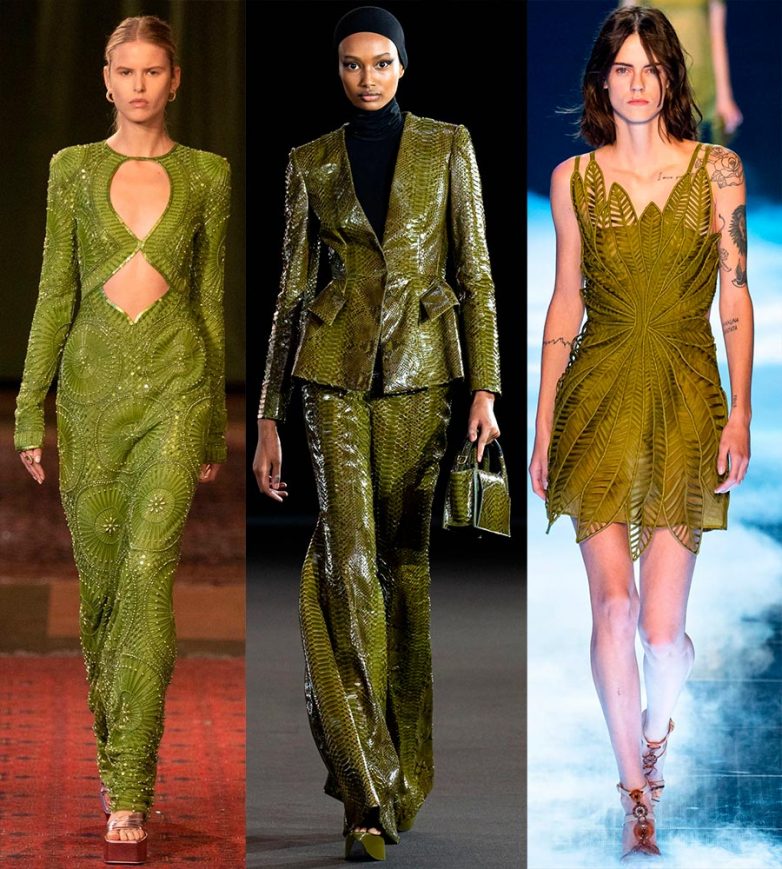 Как правильно сочетать зеленый цвет в одежде