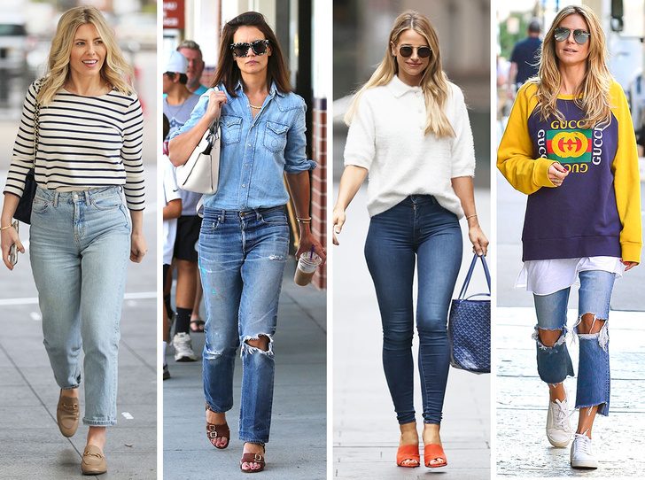 Как правильно носить джинсы после 40 лет