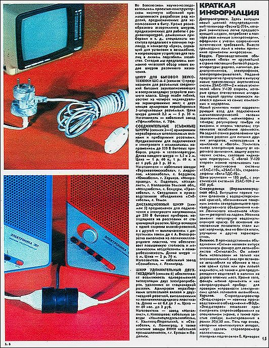 Каталог новых товаров 1987 года