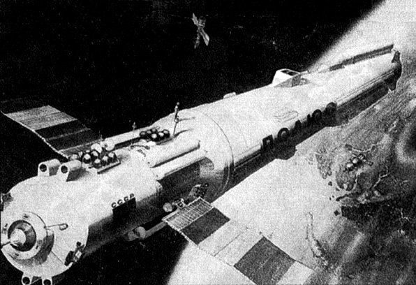 Космический крейсер и орбитальный бомбардировщик СССР
