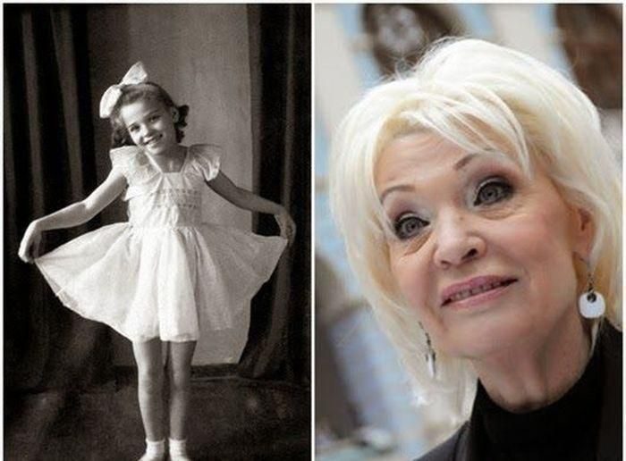 Легендарные советские актрисы в детстве и в возрасте