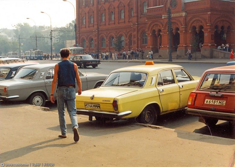 Прогулка по улицам Москвы 1989 года