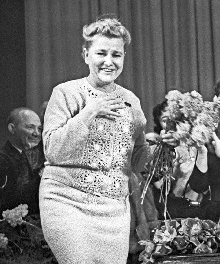 Министр культуры СССР Екатерина Фурцева