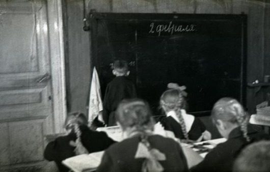 Деревенская школа 1964 года