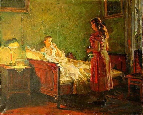 Советский интерьер в живописи