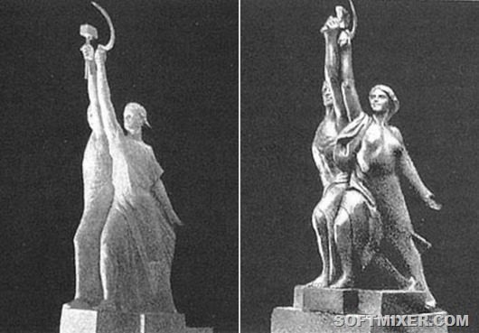 История создания скульптуры «Рабочий и колхозница»