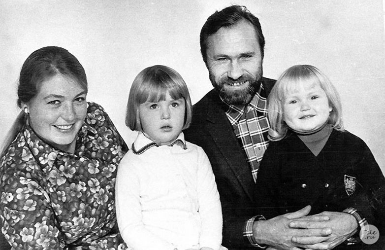 Советские знаменитости в кругу семьи