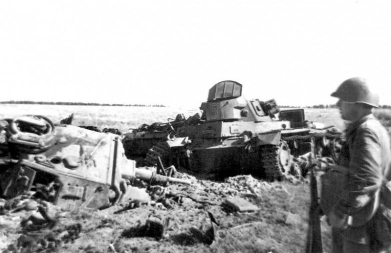 Танковые потери вермахта за первый месяц Великой Отечественной