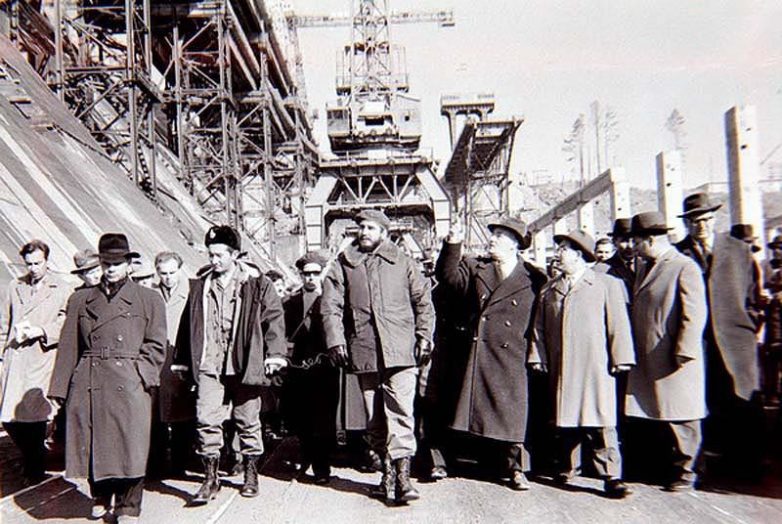 Фото из путешествия Фиделя Кастро по СССР