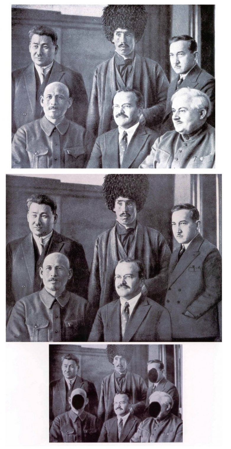 Как в СССР людей с фотографий удаляли