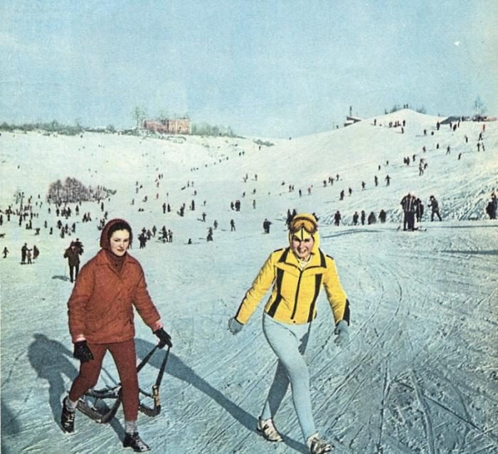 Зимние каникулы советских школьников