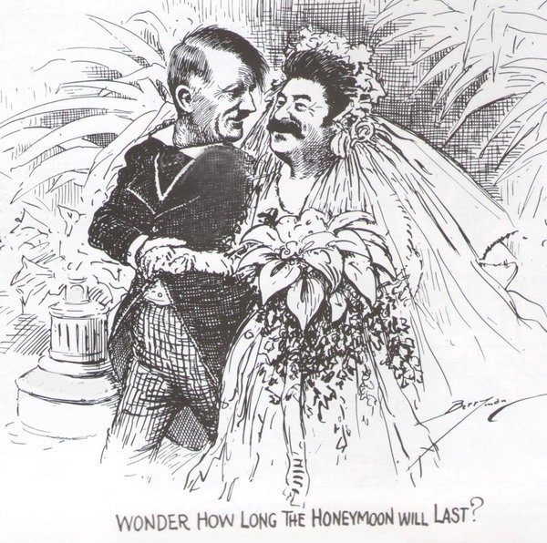 Зарубежные карикатуры на Сталина