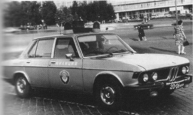 Иномарки на службе советской милиции